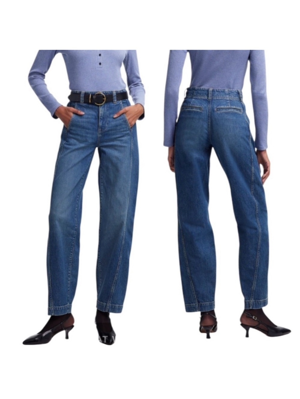 NWT Madewell Tapered Denim Trouser Jeans Size 28